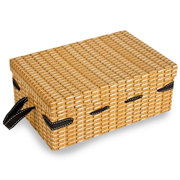 Wicker Effect Gift Box