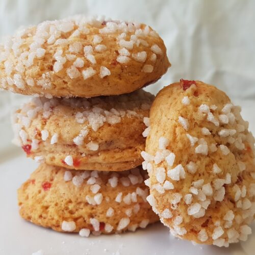 Cherry Almond Pirans Square